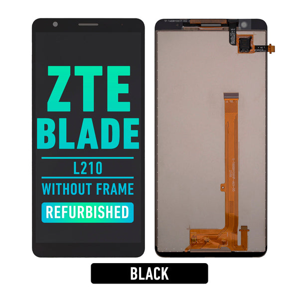 ZTE Blade (L210) A31 Plus- Pantalla LCD De Reemplazo Sin Bisel (Reacondicionada) (Negro)