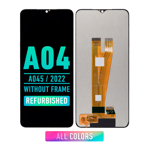 Samsung Galaxy A04 (A045 / 2022) Pantalla Sin Bisel (Reacondicionada) (Todos Los Colores)