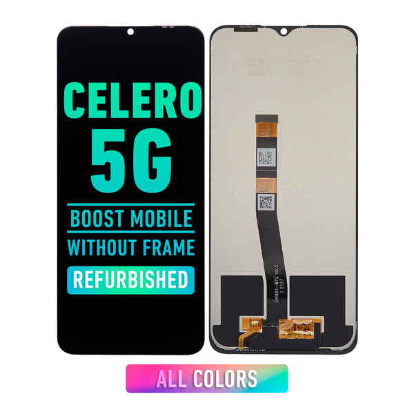 Boost Mobile Celero 5G Pantalla LCD De Remplaso Sin Bisel (Reacondicionada) (All Colors)