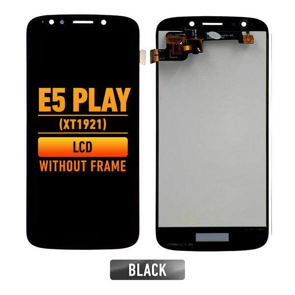 Motorola Moto E5 Play (XT1921-8) Pantalla LCD Sin Bisel (Reacondicionada) (Negra)