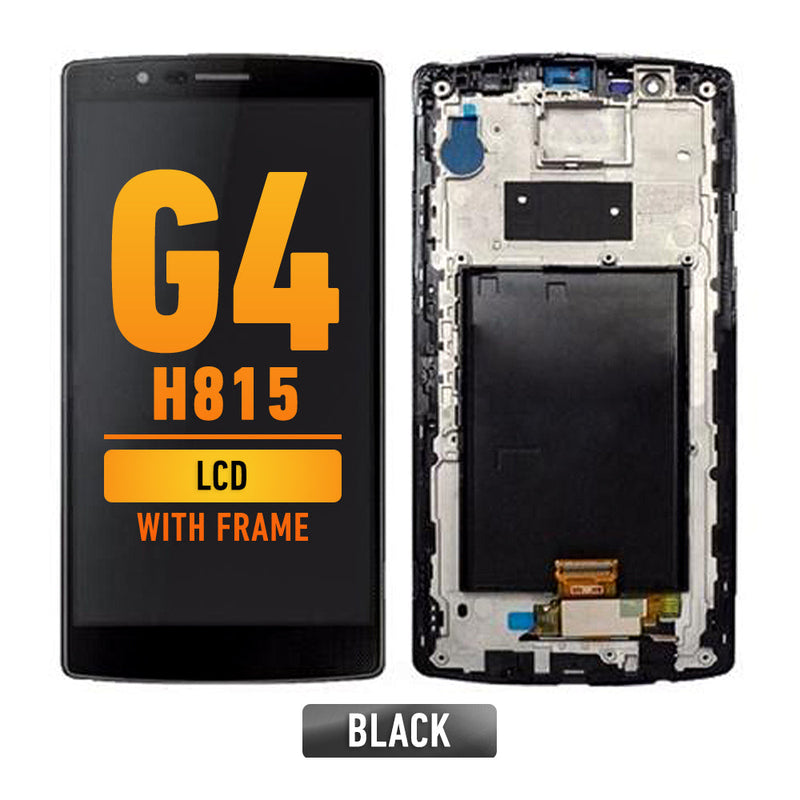 LG G4 (H815) Pantalla LCD Con Bisel (Reacondicionada) (Negro)