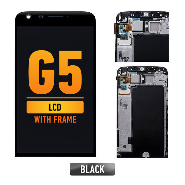 LG G5 Pantalla LCD Con Bisel (Reacondicionada) (Negro)