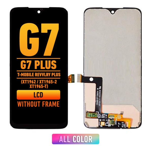 Motorola G7 / G7 Plus / T-MOBILE REVVLRY PLUS (XT1962 / XT1965-2 / XT1965-T) Pantalla LCD Sin Bisel (Todos Los Colores)