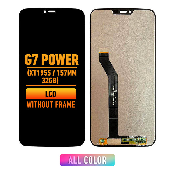 Motorola G7 Power (XT1955 / 157MM Size / 32GB) Pantalla LCD Sin Bisel (Reacondicionada) (Version US)