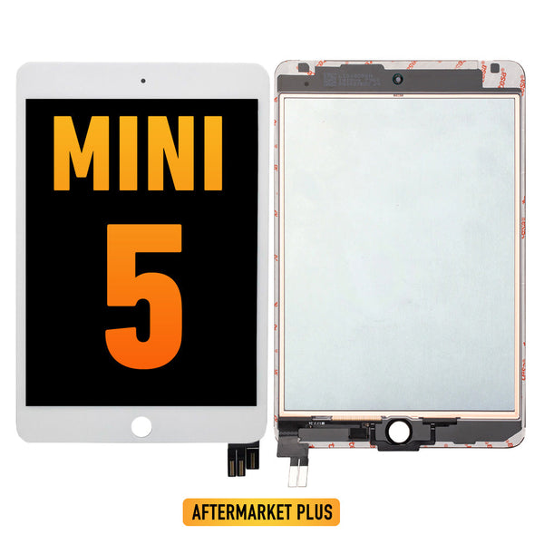 iPad Mini 5 Pantalla LCD Con Digitalizador (Sleep / Wake Sensor Flex Preinstalado) (Aftermarket Plus) (Blanco)