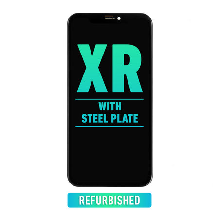 iPhone XR Pantalla LCD De Reemplazo Con Placa De Metal Preinstalada (Reacondicionada FOG)