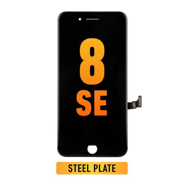 iPhone 8 / SE 2020 / SE 2022 Pantalla LCD (Con Placa De Metal) (Premium Plus | IQ7) (Negro)