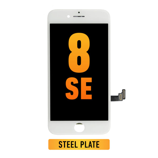 iPhone 8 / SE 2020 / SE 2022 Pantalla LCD  (Con Placa De Metal) (Premium Plus | IQ7) (Blanco)
