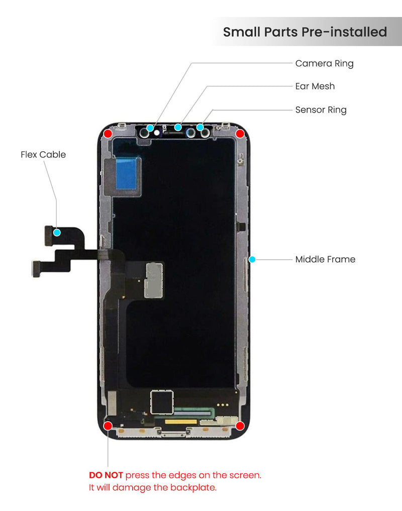 iPhone X Pantalla OLED (Soft Oled | IQ9)