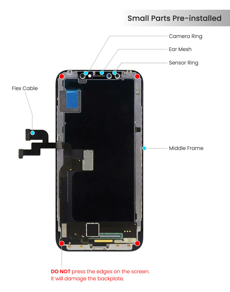 iPhone X Pantalla LCD (Incell | IQ5)