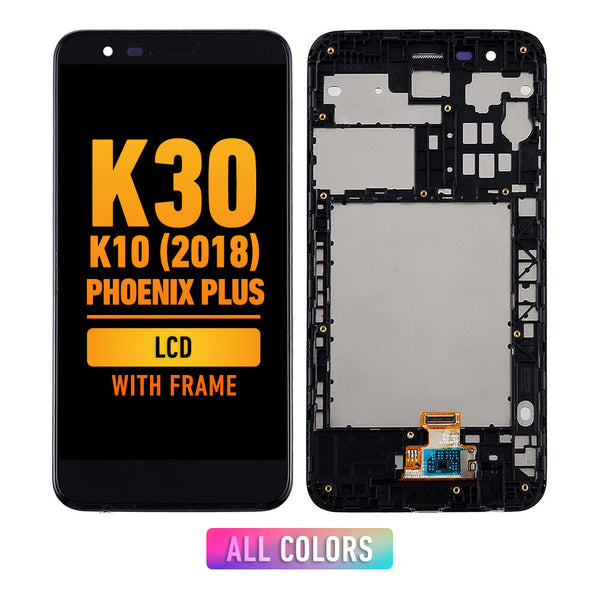 LG K10 (2018) / K30 / Phoenix Plus Pantalla LCD Con Bisel (Todos Los Colores)