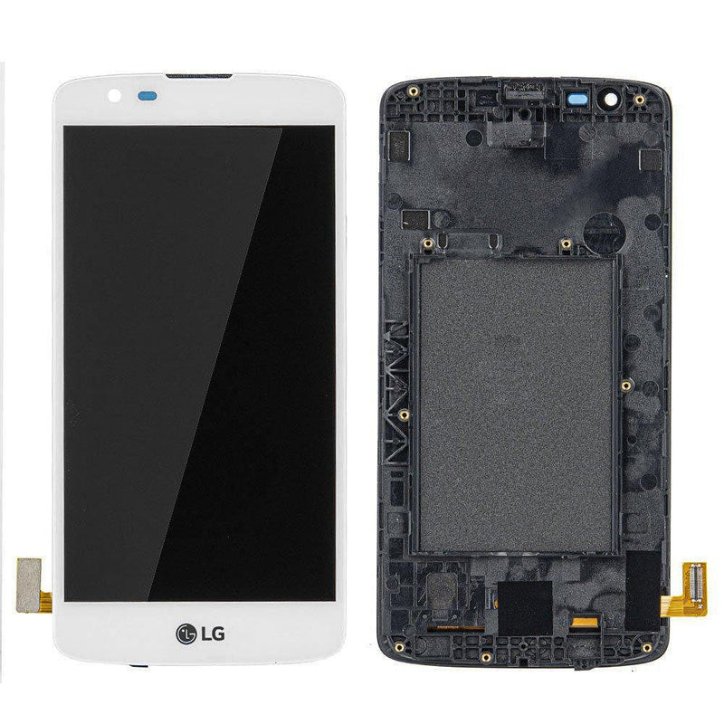LG K8 (K350/2016) / Phoenix 2 / Escape 3 Pantalla LCD Con Bisel (Reacondicionada) (Blanca)