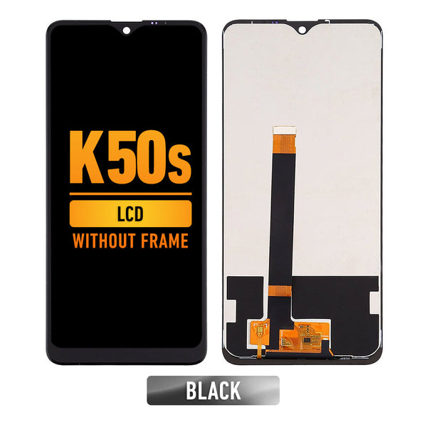 LG K50s Pantalla LCD Sin Bisel (Reacondicionada) (Negro)