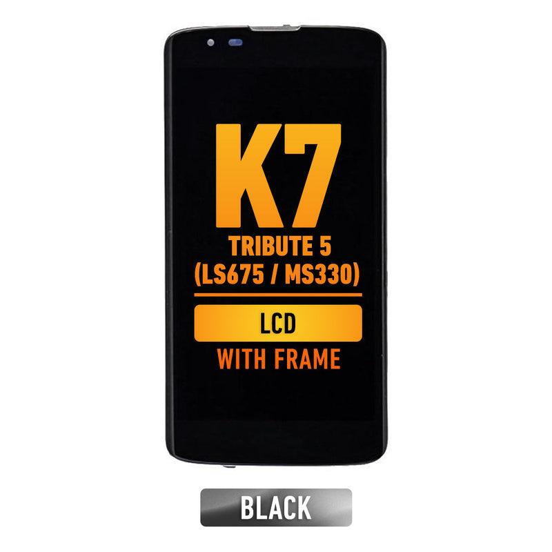 LG K7 / Tribute 5 (LS675/MS330) Pantalla LCD Con Bisel (Negro)