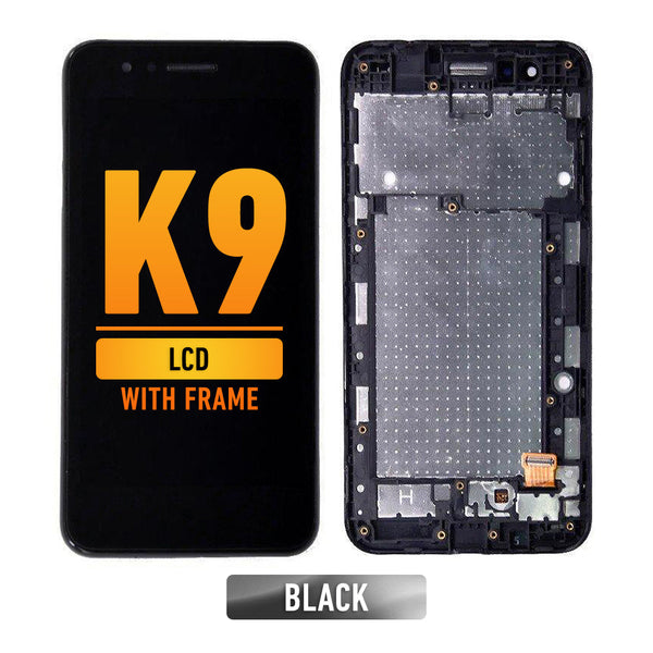 LG K9 2018 X210FM / X210K 2018 Pantalla LCD Con Bisel (Negro)