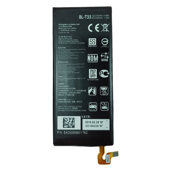 LG Q6 / Q6 Plus / Q6 Prime (M700 / X600) Bateria de Alta Capacidad